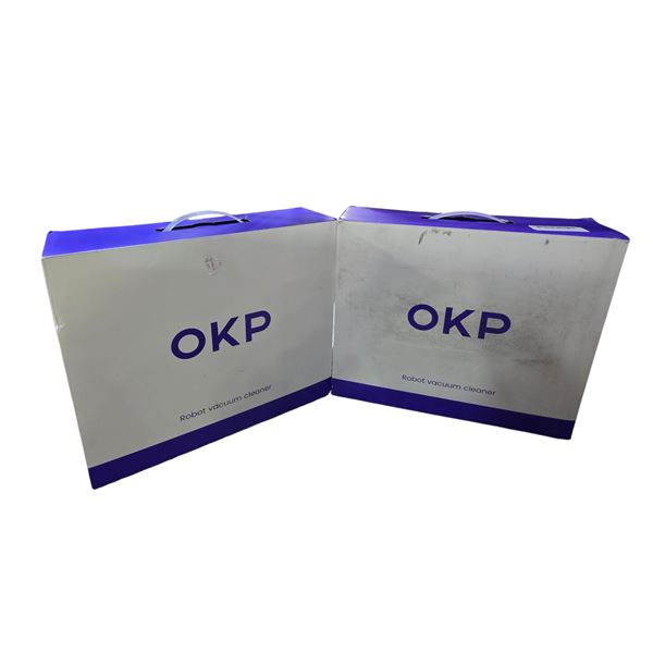 Group of 2 OKP Robotic Vacuum Cleaner (Model K5) - RV: $598 CAD