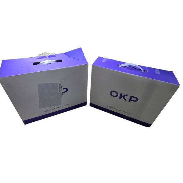 Group of 2 OKP Robotic Vacuum Cleaner (Model K5) - RV: $598 CAD