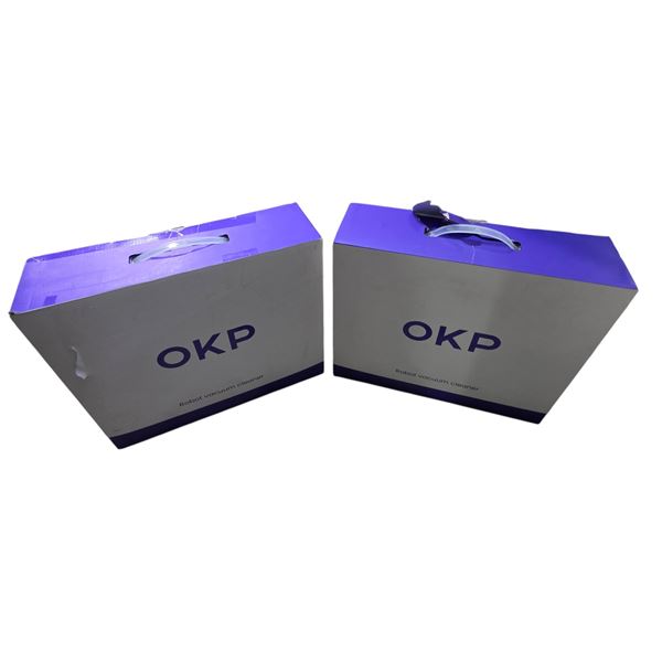 Group of 2 OKP Robotic Vacuum Cleaner (Model K5) - RV: $598 CAD