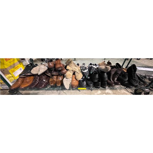 Full Shelf of Assorted Footwear, Mixed Shoes and Boots - Various Sizes