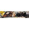 Image 1 : Full Shelf of Assorted Footwear, Mixed Shoes and Boots - Various Sizes