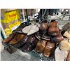 Image 2 : Full Shelf of Assorted Footwear, Mixed Shoes and Boots - Various Sizes