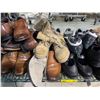 Image 3 : Full Shelf of Assorted Footwear, Mixed Shoes and Boots - Various Sizes