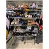 Image 1 : 5 Shelves of Assorted Footwear - Mixed Shoes, Heels, and Sneakers (Various Sizes)