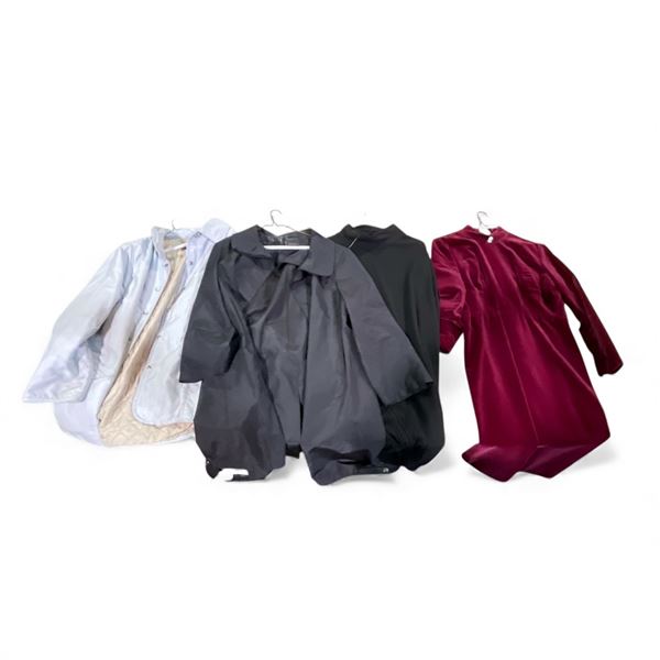 Stylish Outerwear Assortment - 3 Jackets and 1 Dress - Various Sizes and Fabrics