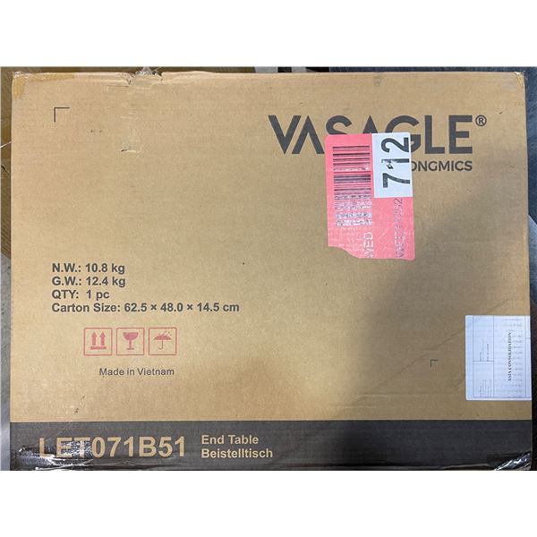 New in Box VASAGLE Nightstand (LET071B51)