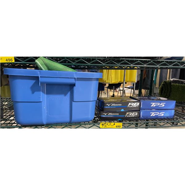 Assorted Golf Balls Includes Mizuno RB Tour X & TaylorMade TP5, Patio Umbrella, and More