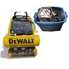 Image 1 : Dewalt Emglo Air Compressor and Assorted Cords and Accessories