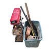 Image 1 : Skil 3320 Drill Press with Assorted Tools in Bin