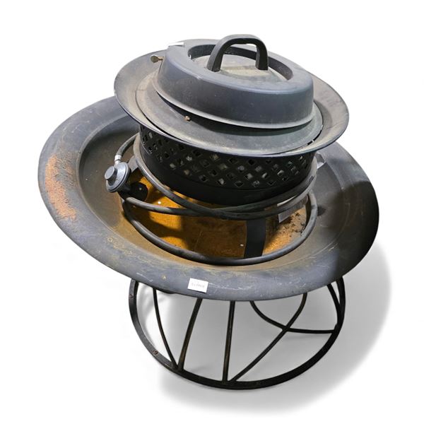 Outland Fire Bowl and Metal Stand