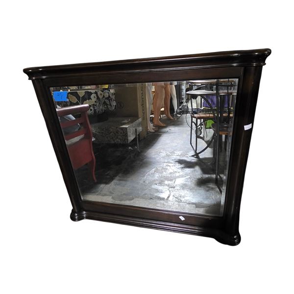 Classic Wooden Mirror, H38" x 41"