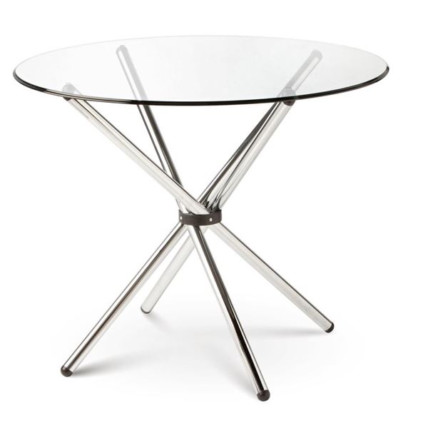 Edie Dining Table - Chrome NIB by Style In Form