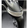Image 1 : SILPADA STERLING SILVER SET OF 3 HEAVY BANGLE BRACELETS. OPENING FRO EACH BANGLE IS APPROX 2.5â[x=#8