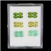 Image 1 : OVAL CUT NATURAL PERIDOT, CHROME DIOPSIDE AND EMERALD 24 pcs. 5.45 CT - Estimated value CAD 2,800