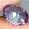 Image 3 : NICE OVAL CONCAVE CUT 7.77 CT. AMETHYST FROM BOLIVIA - Appraised Value CAD 963