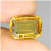 Image 1 : ANTIQUE CONCAVE CUT NATURAL YELLOW CITRINE 8.47 CT. - Estimated Value CAD 850