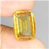Image 2 : ANTIQUE CONCAVE CUT NATURAL YELLOW CITRINE 8.47 CT. - Estimated Value CAD 850