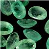 Image 2 : OVAL CUT NATURAL UNHEATED EMERALD 24 pcs. 4.30 CT. - Appraised value CAD 8,500