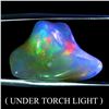 Image 1 : RARE AAA FLORAL FLASH PLAY OF COLOR CRYSTAL FIRE OPAL 9.03 CT. NATURAL - Appraised value CAD 2,720