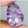 Image 1 : PEAR BALL CUT NATURAL UNHEATED PURPLE AMETHYST 7.83 CT. - Appraised value CAD 1,152