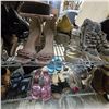 Image 3 : Large Group of Assorted Footwear Men and Women - Including Boots, Heels, Shoes etc (3 shelves)