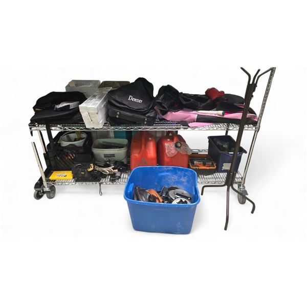 2 Shelves - Including Bags, Guitar case, Tools, Gym Equipment etc