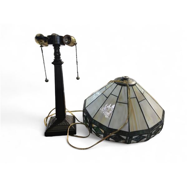 Tiffany-Style Geometric Stained Glass Lamp (2 Lamp Shades)