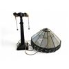 Image 1 : Tiffany-Style Geometric Stained Glass Lamp (2 Lamp Shades)
