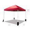 Image 2 : Open Amazonbasics Outdoor Pop Up Canopy, 10 ft x 10 ft (3 m x 3 m) with Wheeled Carry, 4-Pk Weight B