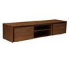 Image 1 : New Article Seno 63" Low Media Unit Walnut - RV: $1199 CAD - Without Legs and Box