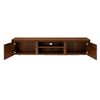 Image 2 : New Article Seno 63" Low Media Unit Walnut - RV: $1199 CAD - Without Legs and Box