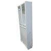 Image 3 : Tall White Glass Display Cabinet, H79" x W31" x D12"