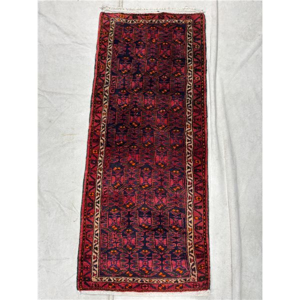 Zanjan Antique Fluffy carpet with rare map 100% Authentic Hand Knotted Wool Persian Rug (Size - 5.9Ã