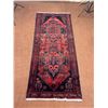 Image 1 : Saveh geometric map 100% Authentic Hand Knotted Wool Persian Rug (Size -Â 7.2Ã— 3.2' - 218Ã