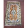 Image 1 : Tabriz Low Pile Beautiful Colouring 100% Authentic Hand Knotted Wool Persian Rug (Size -Â  5.5 Ã[x=#