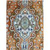 Image 4 : Tabriz Low Pile Beautiful Colouring 100% Authentic Hand Knotted Wool Persian Rug (Size -Â  5.5 Ã[x=#