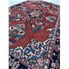 Image 6 : Hamedan Fluffy carpet the combination of brown and dark blue 100% Authentic Hand Knotted Wool Persia