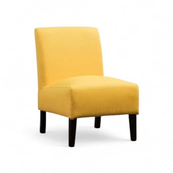 New in Box Nadine Yellow Accent Chair (453FS-YL)