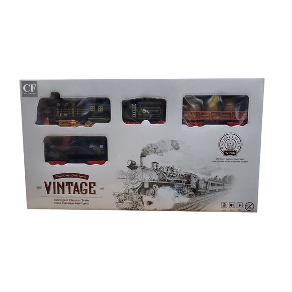 CLASSICAL TRAIN SET W/MOVEMENT, LIGHTS & SOUND 17PCS - B/O 30.5"X40.5