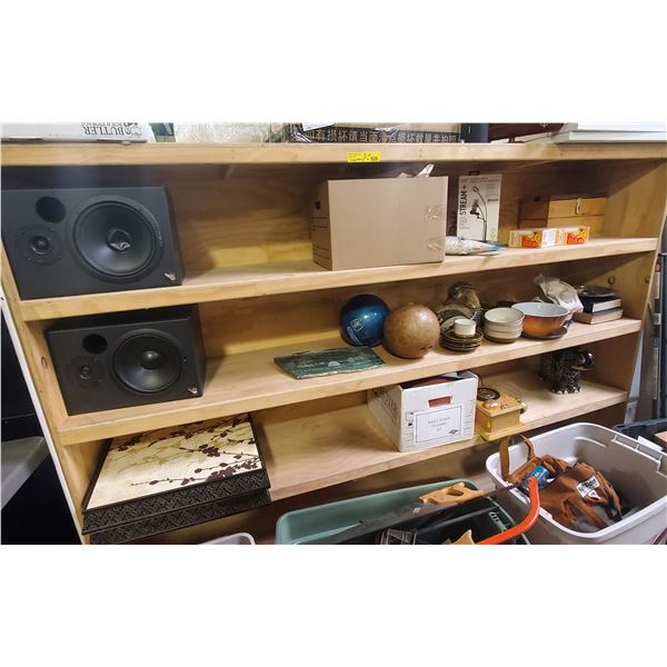 Group of Misc - Bowls, Social Media Kit, Bowling Balls, Rotary Phone, Speakers, Etc.