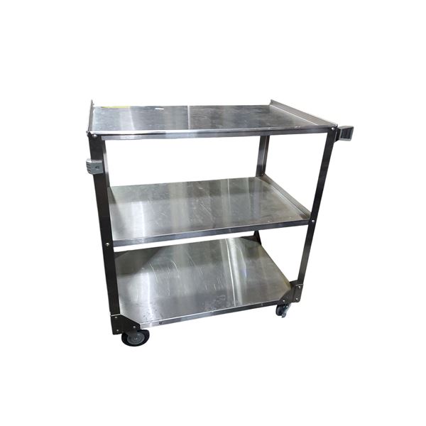Stainless Steel 3-Tier Utility Cart