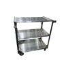 Image 1 : Stainless Steel 3-Tier Utility Cart