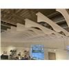 Image 1 : Wave Style Ceiling Decor - 8' Pieces - Approx. 300 pieces - Bidder Responsible for removal - Address