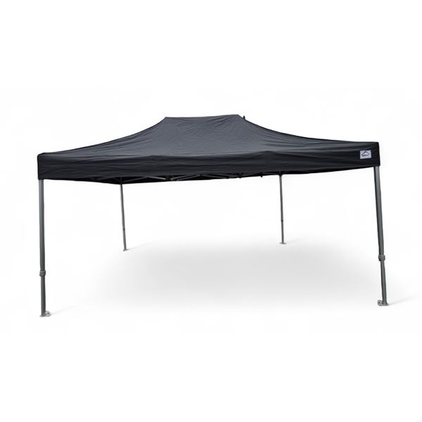 Group of 2 Black Canopy Adjustable height - Approx 15ft x 10ft