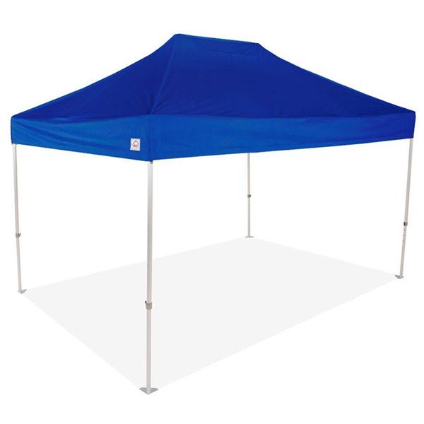 Group of 2 Blue Canopy Adjustable height - Approx 15ft x 10ft