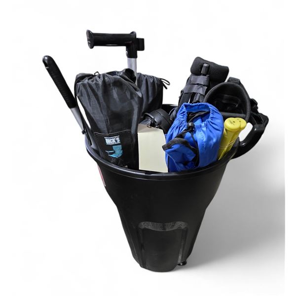 Group of Assorted stuff - Including Camping gear, Golf bags etc.