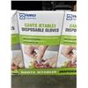 Image 2 : CASE OF NEW DISOPSABLE GLOVES, ONE SIZE FITS MOST, 500 PER BOX, 20 BOXES PER CASE, 10,000 GLOVES TOT