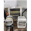 Image 1 : 3 PORTABLE HEATERS - ALL WORKING