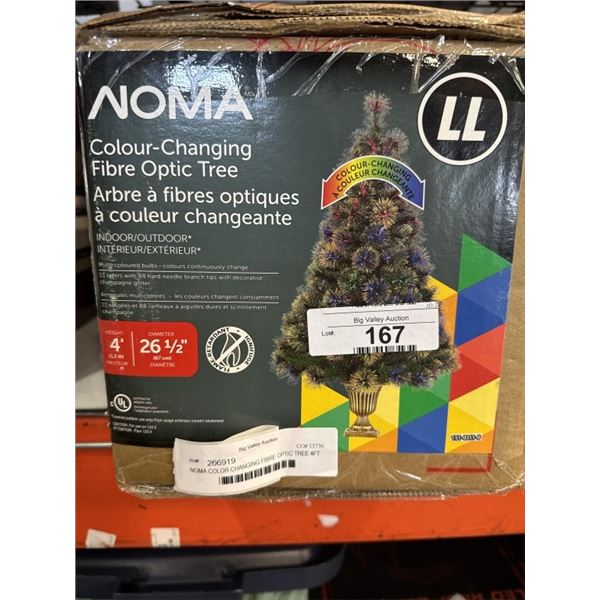 NOMA COLOR CHANGING FIBRE OPTIC TREE 4FT
