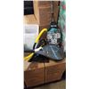 Image 1 : BUCKET OF SPALDING RACKET HEAD RACKET, BODY GLOVE PUMP AND EXPERIENCED GOLF BALLS